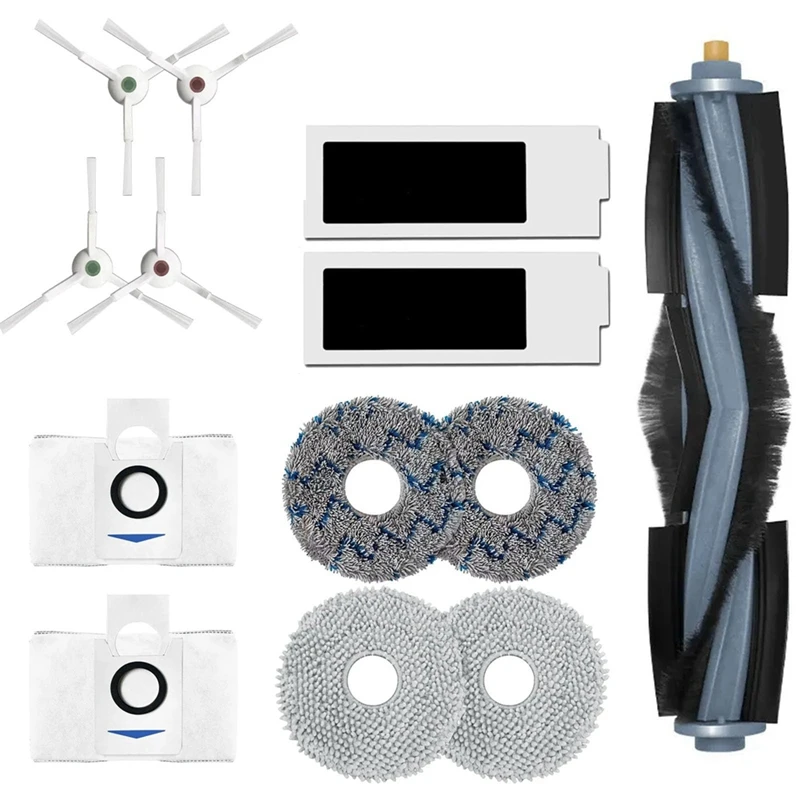 Vacuum Cleaner Replacement For Ecovacs Deebot T20 Omni / T20 /T20 Max /T20 Pro, Main Brush,Hepa Filters,Dust Bags