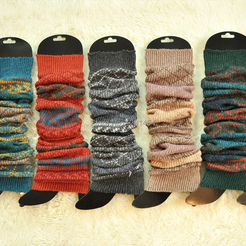 ABC123 التمويه هوو سميكة الصوفية تدفئة الساق المرأة جوارب طويلة إلى الركب وأصفاد التمهيد موضة 2014 ربيع الفتاة gaitx ؛ 3 ، f'6,h.7;j