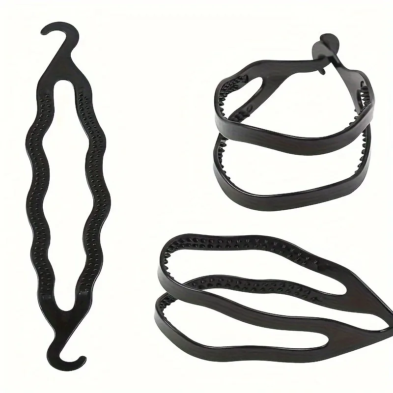 أداة تجعيد الشعر الفورية من رول لتجعيد الشعر الرطب والجاف، أداة تجعيد بلاستيكية مع تصميم برأسين للاستخدام المنزلي في الصالونات