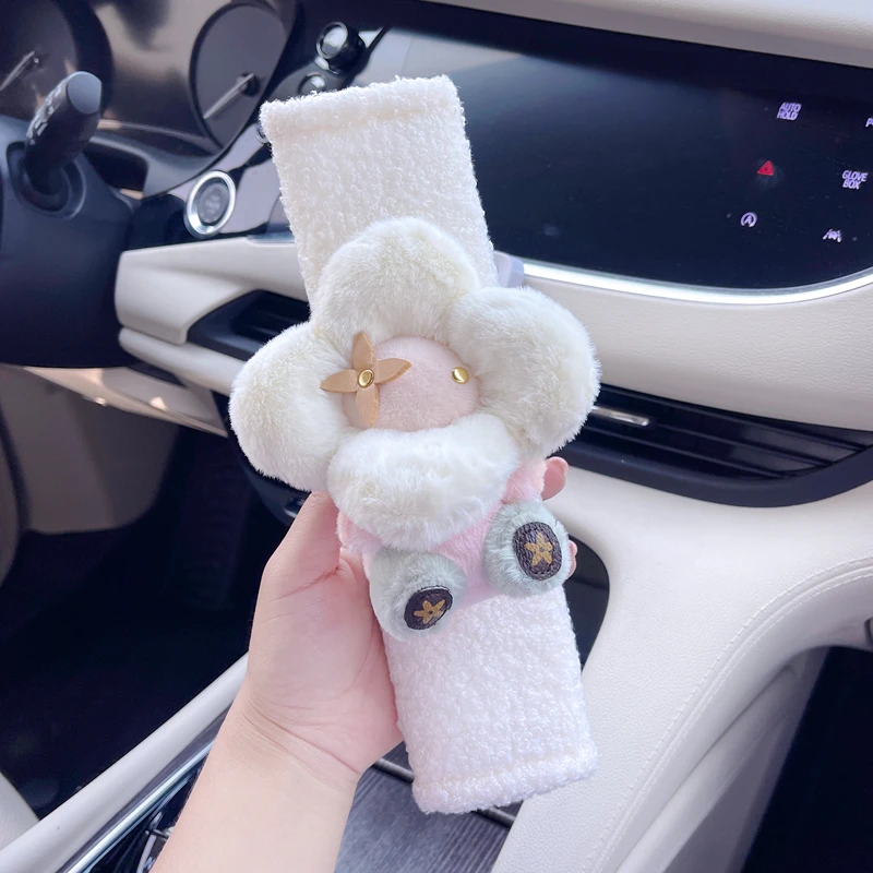 Autogordel Schouderhoes Leuke Zon Bloem Auto Decoratie Vier Seizoenen Universeel