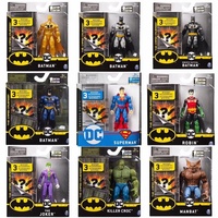 Hot Arrived Marvel Series Superman Movie Batman Action Figure Model Toys New Joker Movable Collect Desktop Decor Birthday Gift
