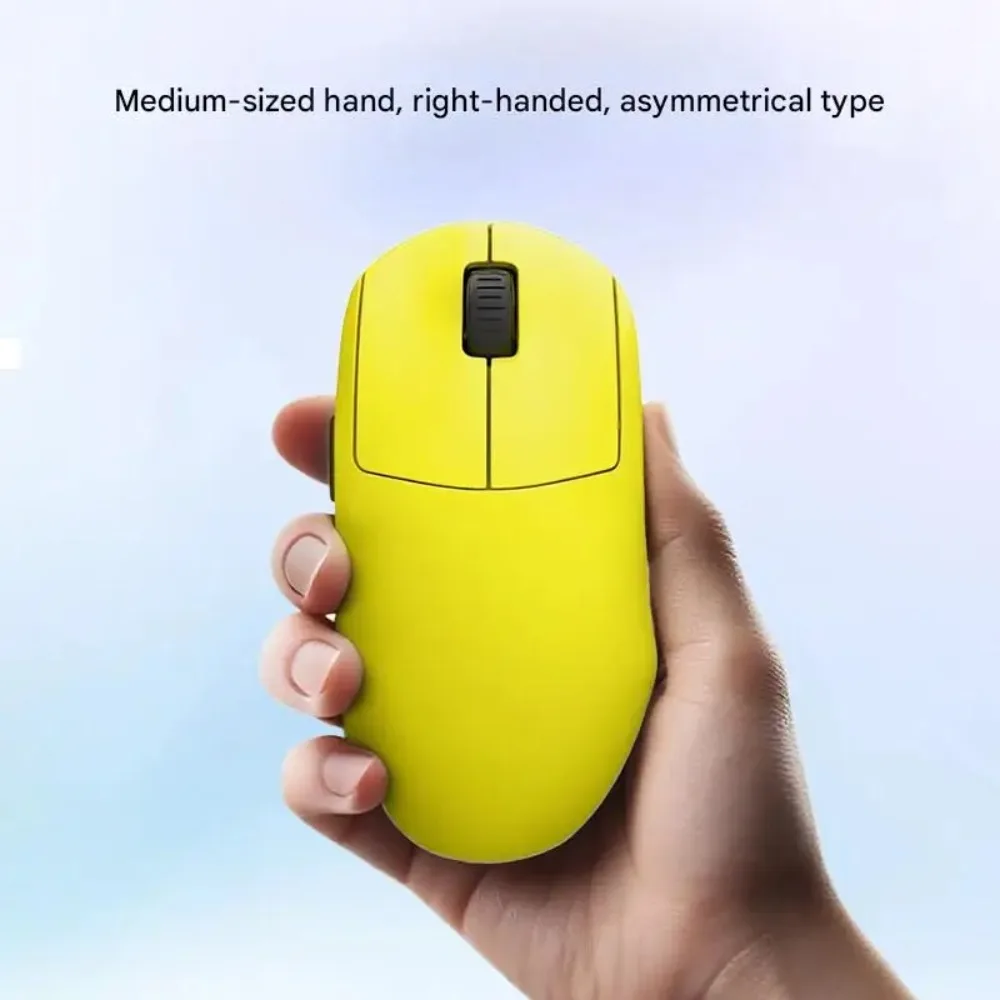 IMECOO P1 Ergonomic Wireless Gaming Mouse Skin Like Coating 8K Polling Rate Dual Mode Ultra Lightweight Mice for FPS Gamers PC