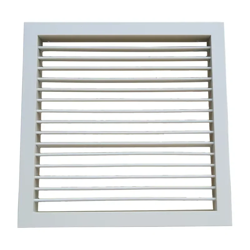 Aluminum alloy durable single-layer shutter type vent adjustable central out trend grille back trend thickened HVAC vent