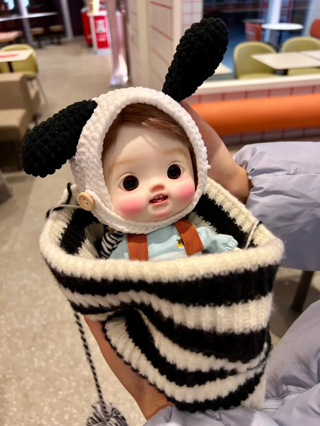 

New SD BJD 1/6 Neng Girl Qbaby Big Head Resin Doll Fashion Doll Cute Spot Makeup