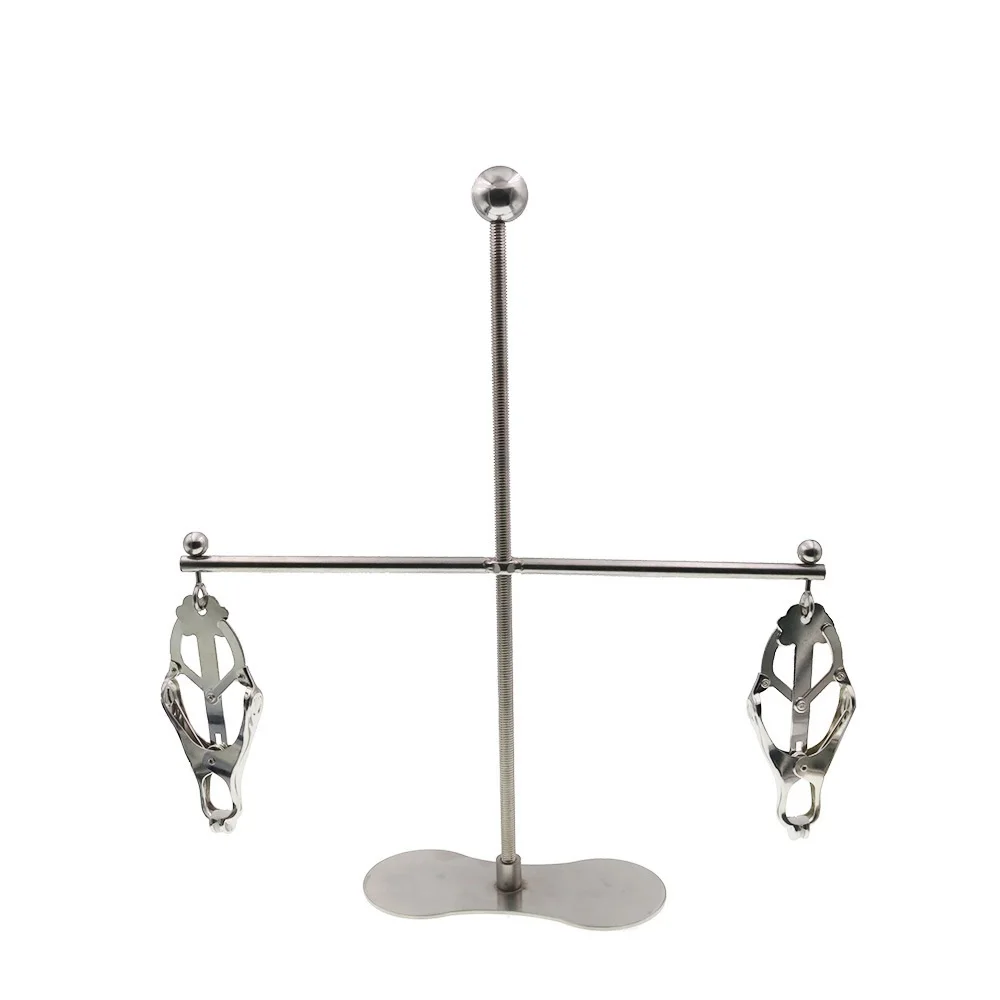 أنثى قابل للتعديل الفولاذ المقاوم للصدأ الحلمة كليب المشابك الثدي ضغط تمتد جهاز الثدي النازع عبودية BDSM لعبة الجنس 63 #1