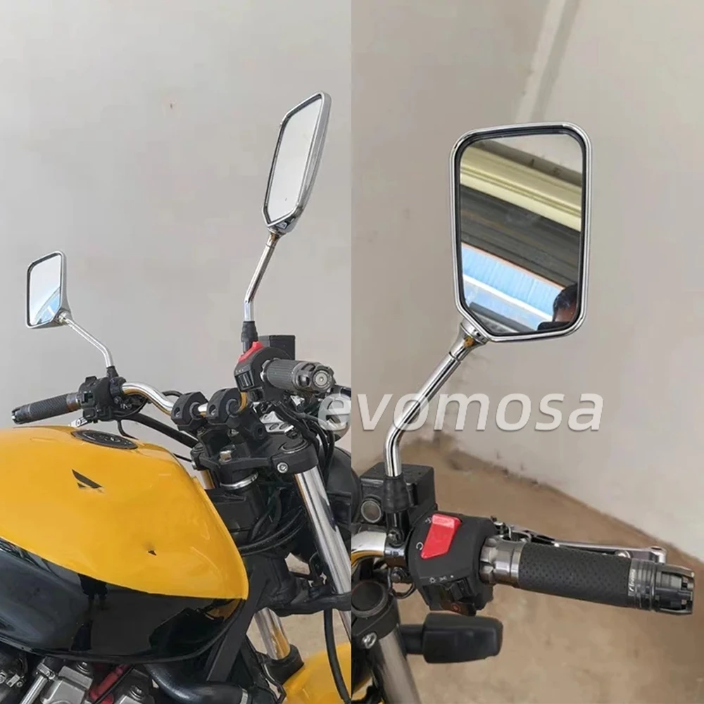10mm Rearview Mirrors Motorcycle Scooter E-bike Side Mirror For Honda CB750 CB500 XL750 CRF1100L XR150L NC700S/X NC750S/X XR125L