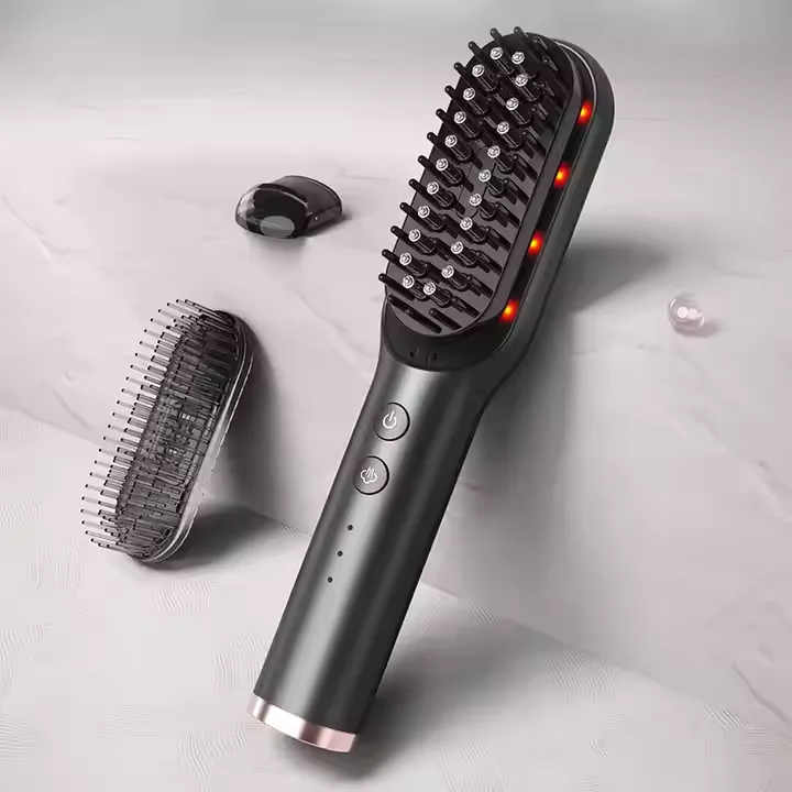 

Portable Salon Hair Grow Comb Multi Negative Ion & Infrared Straightener for Home & Hotel Use Hair Growth Device