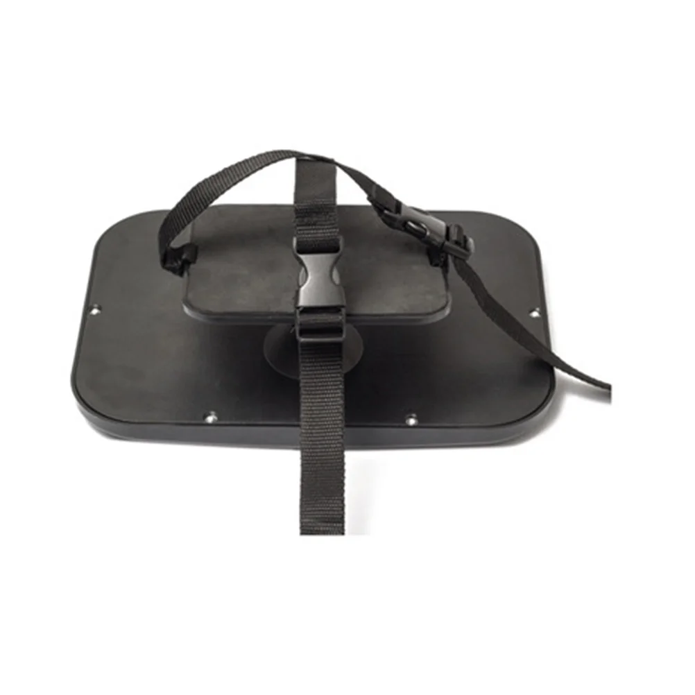 

Car Mirror 360 Degree Adjustment Rear Seat Safety Mirror Adjustable Strap Durable Plastic Easy Installation