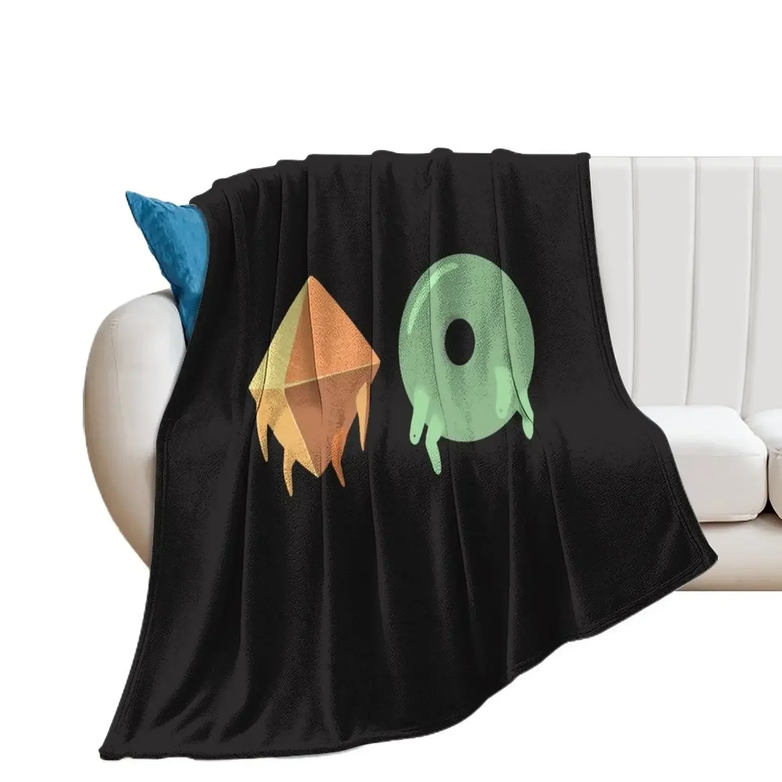 Slay The Spire Donu and Deca Sticker Throw Blanket for babies Summer Beddings Blankets