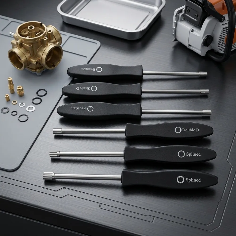 Carburetor Adjustment Screwdriver Set for Gas Chainsaws Brush Cutters Lawn Mowers 19x13x3 cm Package Dimensions
