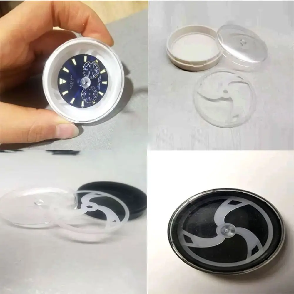 新しいプラスチック時計ダイヤルスクリーンプロテクター防塵アンチドロップ時計ケースアクセサリー耐衝撃時計ボックス旅行