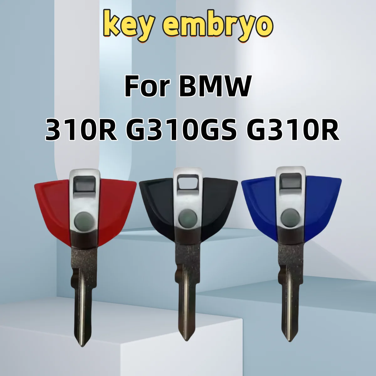 

wholesale 30PC Blank Key Motorcycle Replace Uncut Keys can be placed anti-theft chip For BMW 310R G310GS G310R