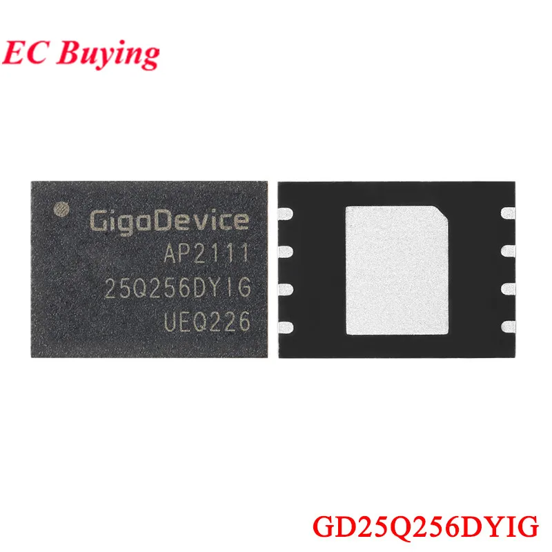 GD25 GD25Q256DYIG 25Q256DYIG GD25Q256 25Q256 WSON-8 WSON8 256M bit 3.3V Serial Flash Memory Chip IC New Original