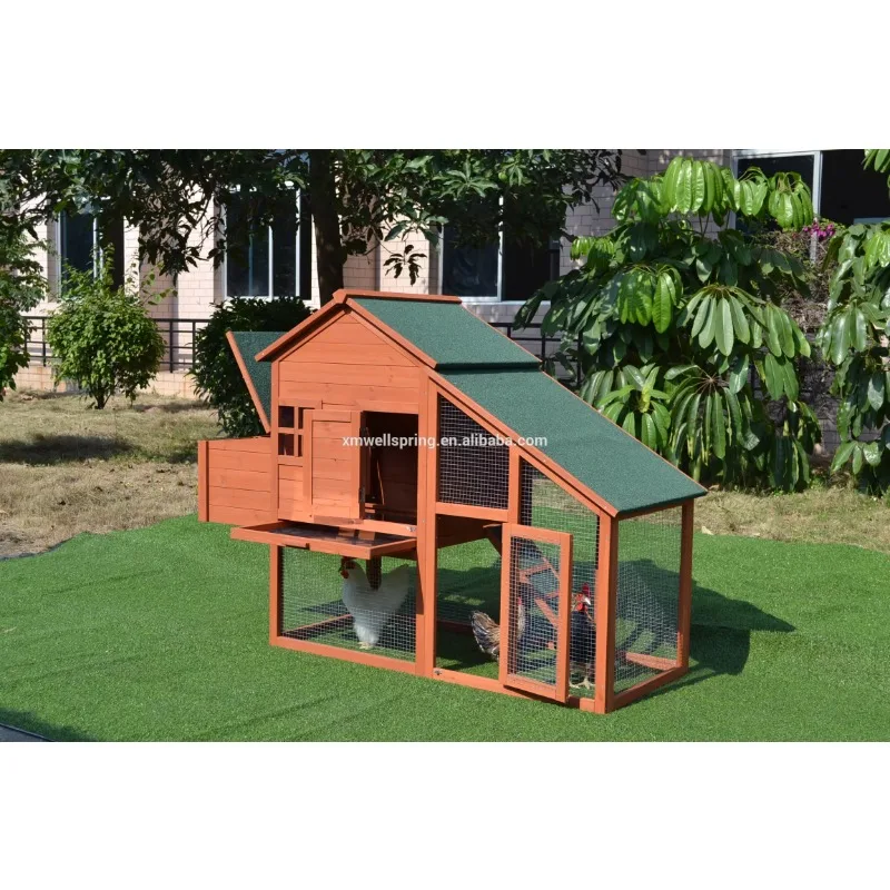 Wooden chicken coop  hen house