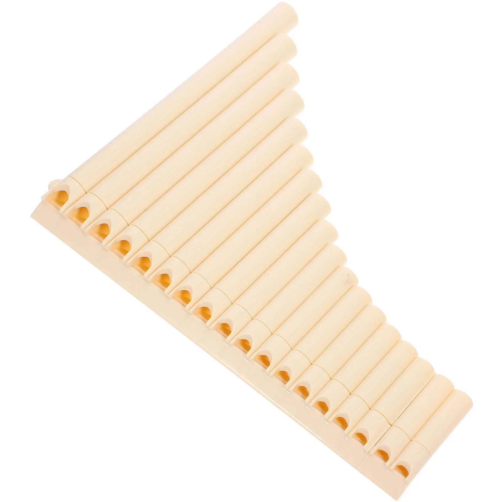 

1 Set Portable C Key Pan Flute 18-Tube Resin Musical Instrument For Beginners Safe Nontoxic Full Sound Educational School