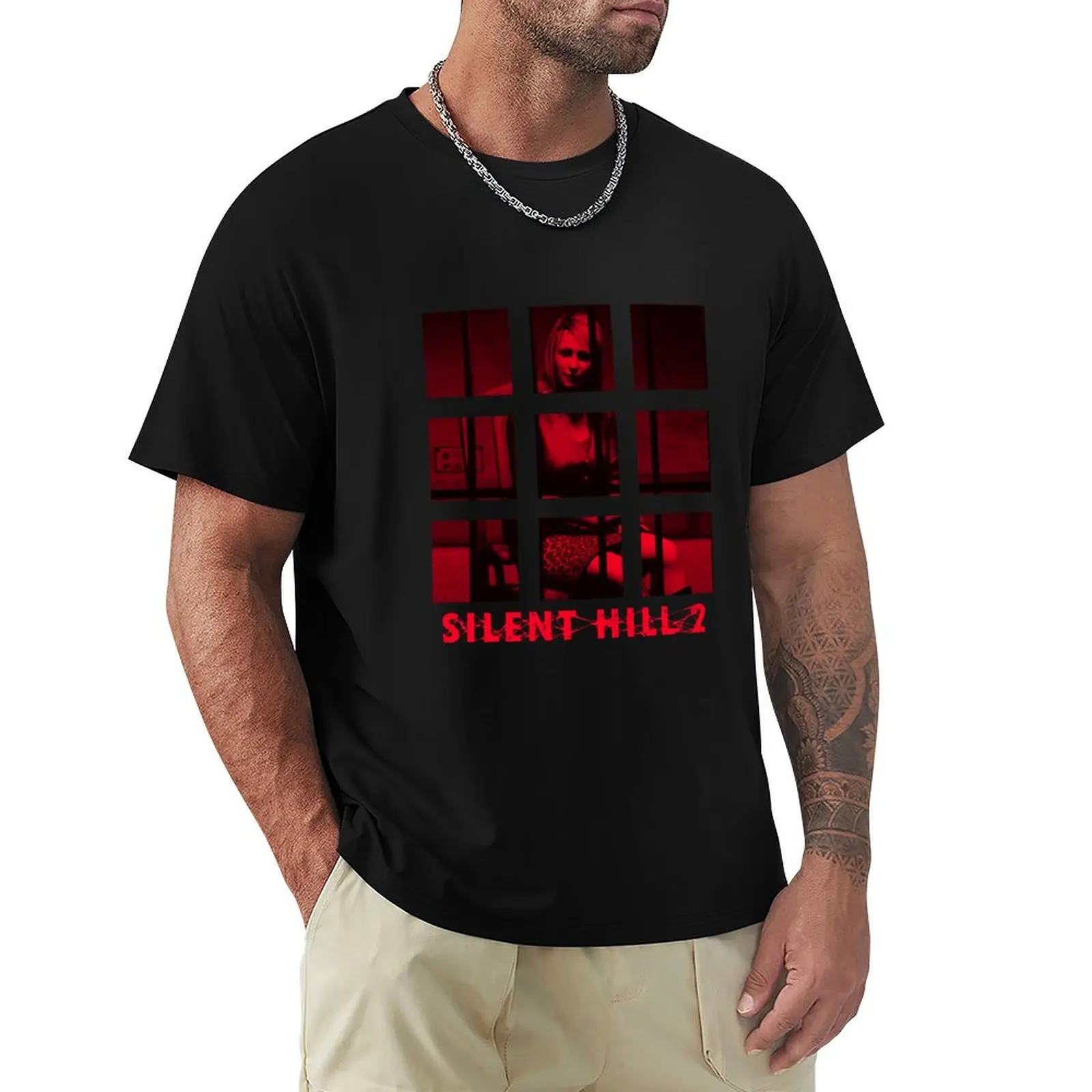 

Silent Hill 2 - I'm Not Your Mary T-Shirt Luxury man cotton graphic tees luxury clothes men