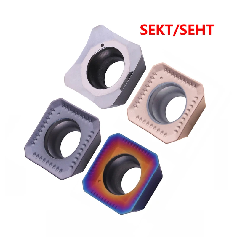 

OYYU 10 шт. SEKT1204 SEKT SEHT 1204 SEHT1204 фрезерные твердосплавные вставки, лезвия для головки инструмента KM12 SEKT1204AFTN SEHT1204AFFN