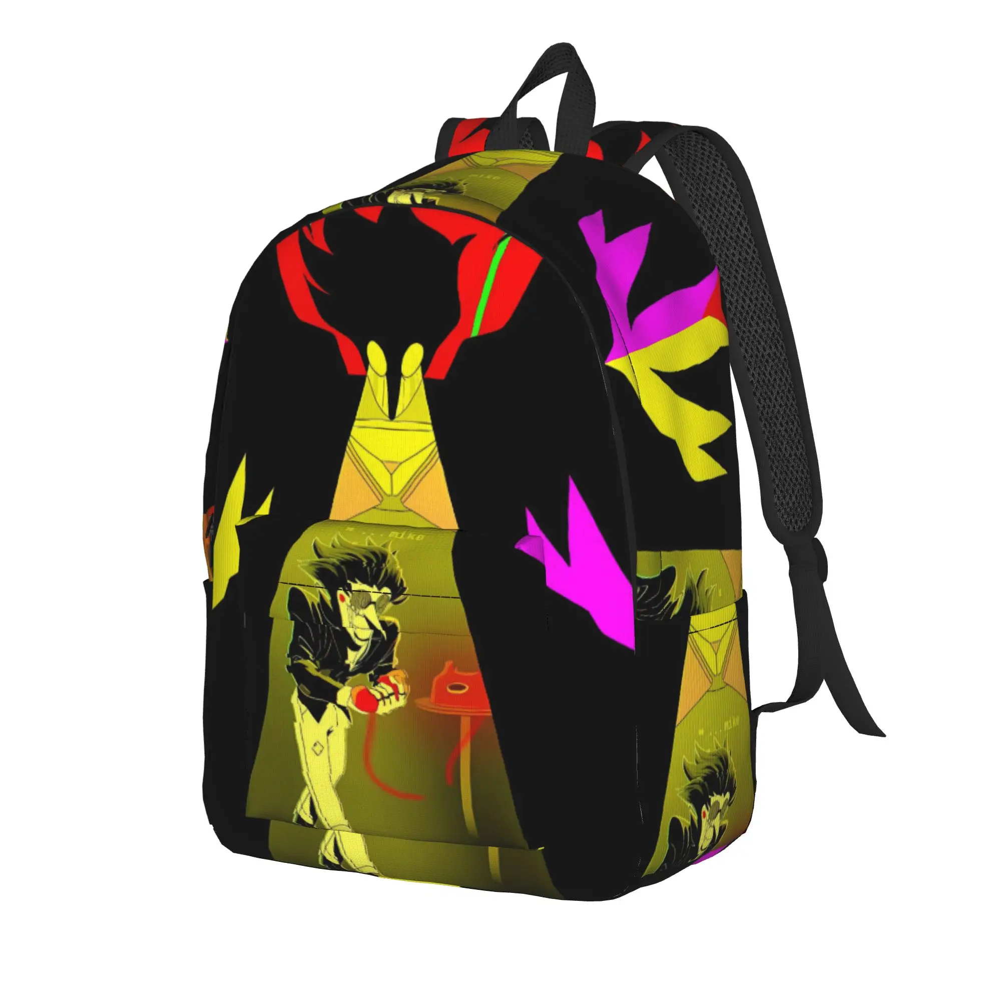 Deltarune 3 Tenna It Is TV Time Backpack  Daily Backpacks Youth Aesthetic School Bags High Quality Large Rucksack