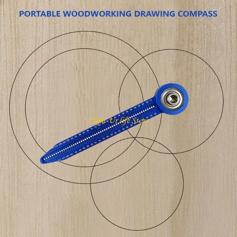 63HA Compasses Scriber Scriber Woodworking Tool Draw Circle Divider Lawipers Trail Tool