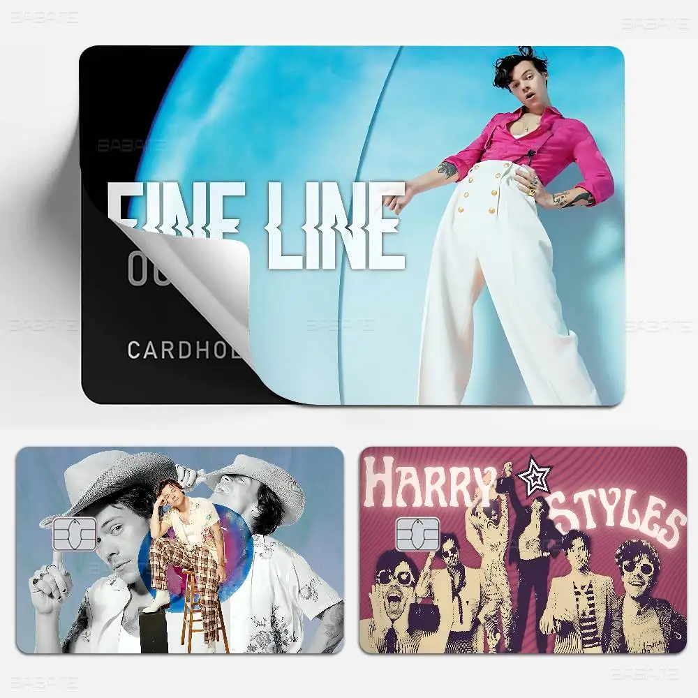 Classic Pop Singer H-Harry S-Styles Diy Credit Debit Card Sticker Party Sticker Decoration Waterproof Small Chip Card Skin