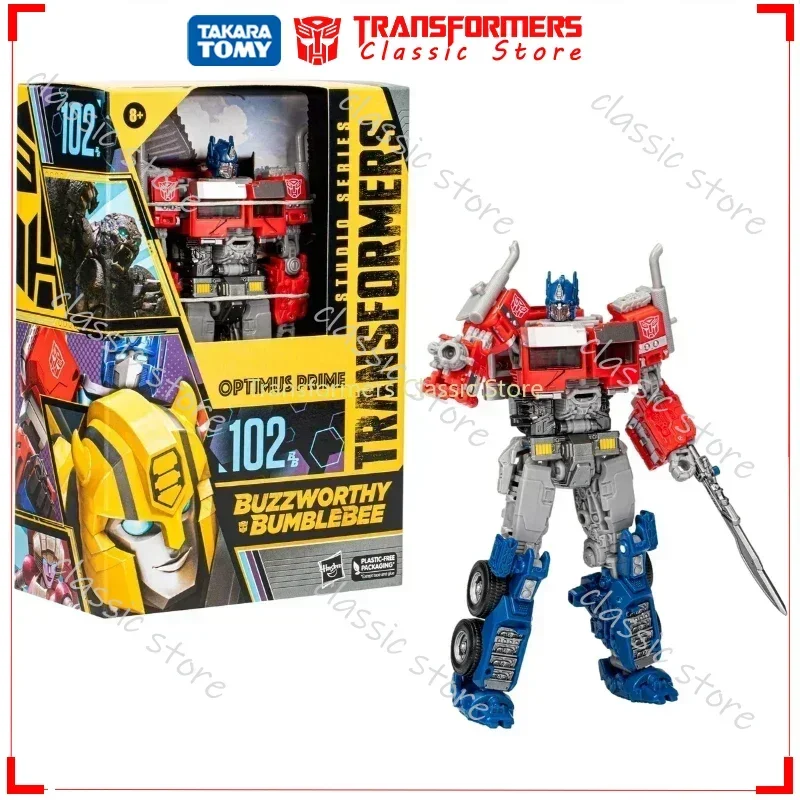 TransDevices Toys Buzzworthy Bumblebee StudioSeries SS-102BB Optimus Prime Classic Cybertron Autobots Figurines d'action à collectionner