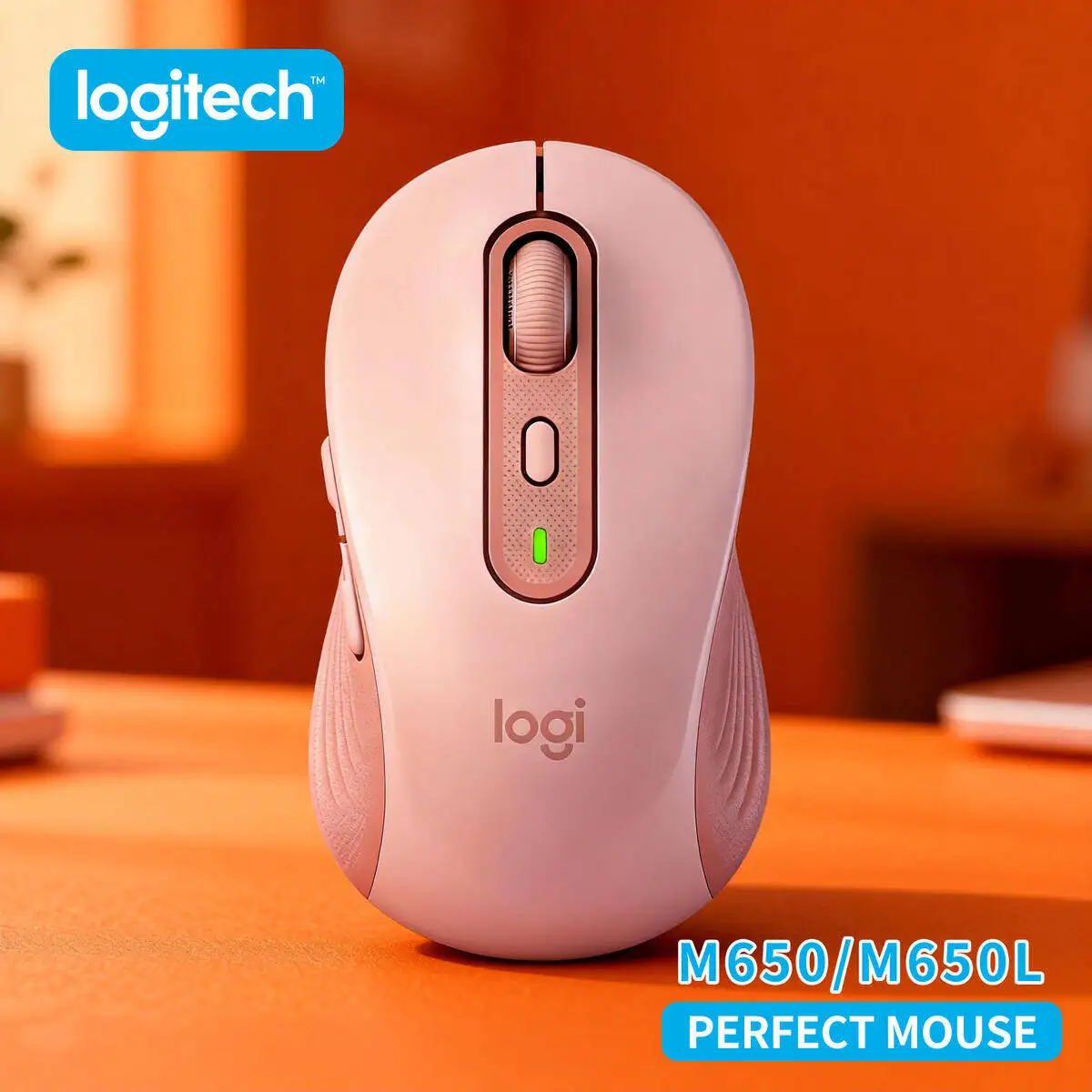

Logitech M650/M650L Bluetooth Mouse 2.4G Dual Mode Long Battery Life for Office Workers