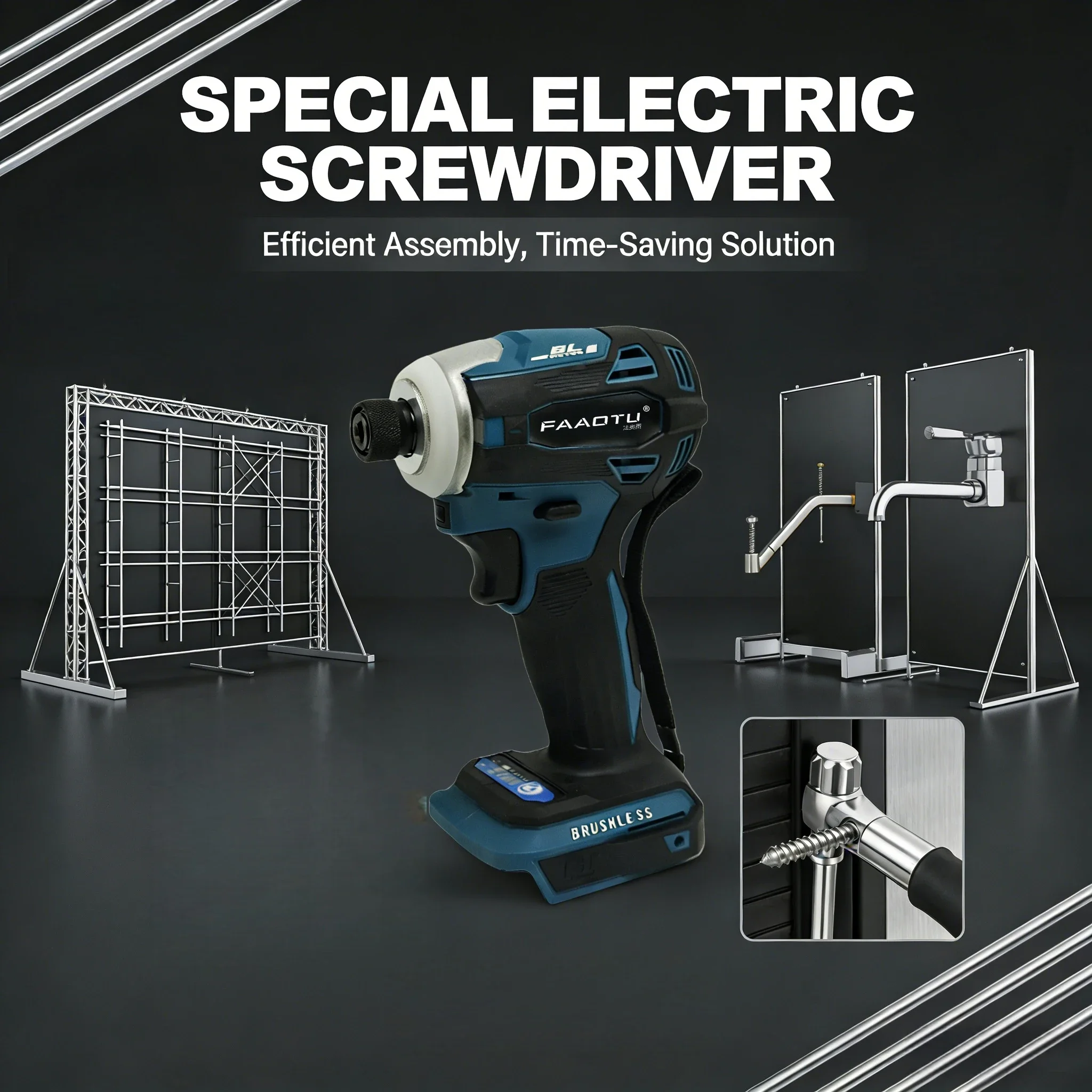 FAAOTU172 Brushless Impact Drill Driver - MT Level,Compact & High Power for DIY &Pro Use Compatible with MT batteries NO battery