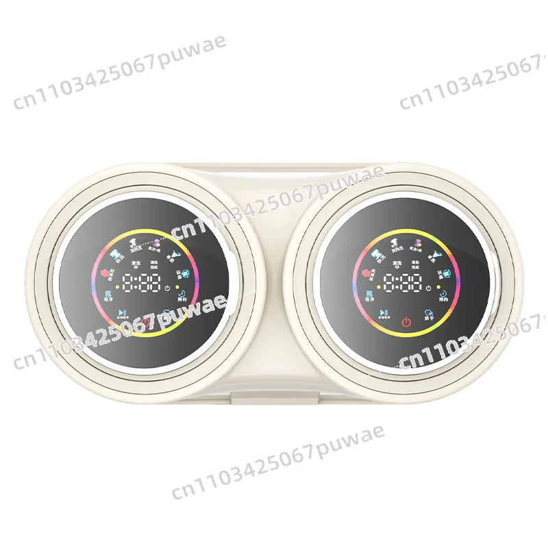 Household Double Warehouse Washing Machine, Automatic Mother and Baby Small Drum Wall-mounted Mini Underwear Elution