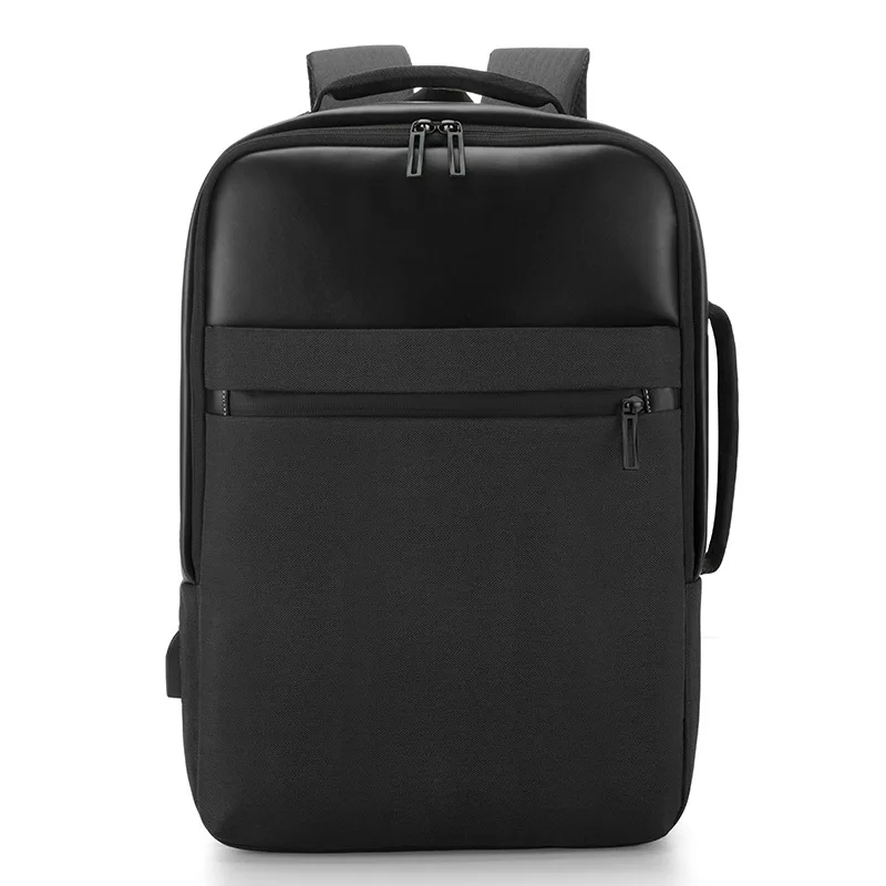 Business Casual 15.6 Inch Computer Bag Men Large Capacity USB Charging Bagpack Multifunction Waterproof Portable Laptop Bag