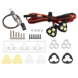 MEUS RACING RC Car LED Lights Kit for Axial SCX24 Traxxas TRX4M Redcat Ascent-18 1/18 1/24 RC Crawler Upgrades Parts