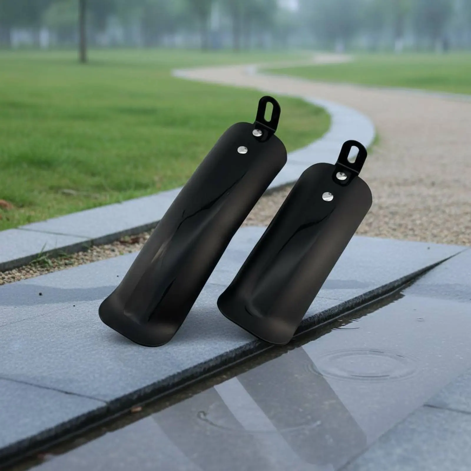 

2 Pieces 12-20 Inch Bike Mudguard Easy Installation Kids Bike Mudguard Set Children's Cycle Spray Guard Sturdy for Rainy Days