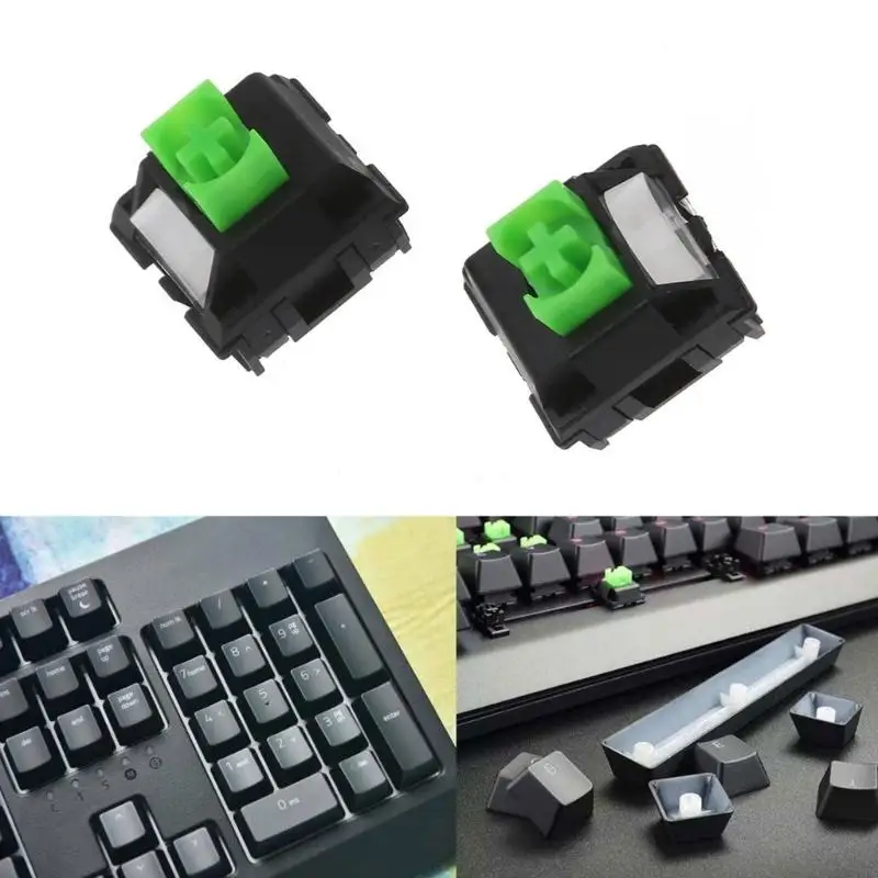 

M7BE Механическая клавиатура аксессуары переключатель оси RGB Зеленые переключатели для элитных игровых клавиатур 4 шт.