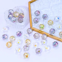 8mm/10mm Transparent Austria Crystal Glass Beads Roundle Spacer Loose Bead for DIY Bracelet Necklace Jewelry Making Accessories