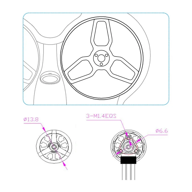 BETAFPV Cetus Pro Brushless Whoop Frame