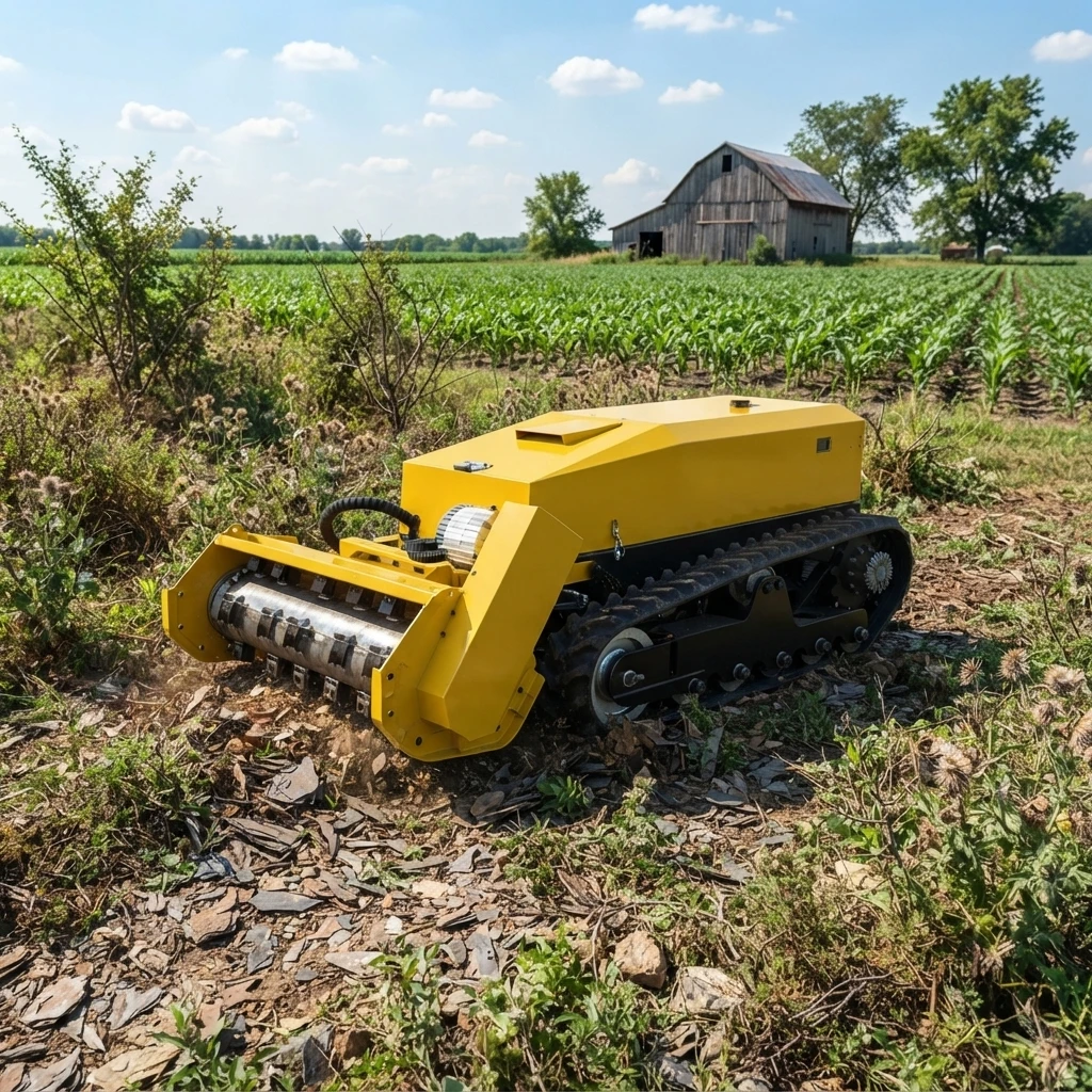 Smart remote control lawn mowe - Agriculture Farming Robot review and price