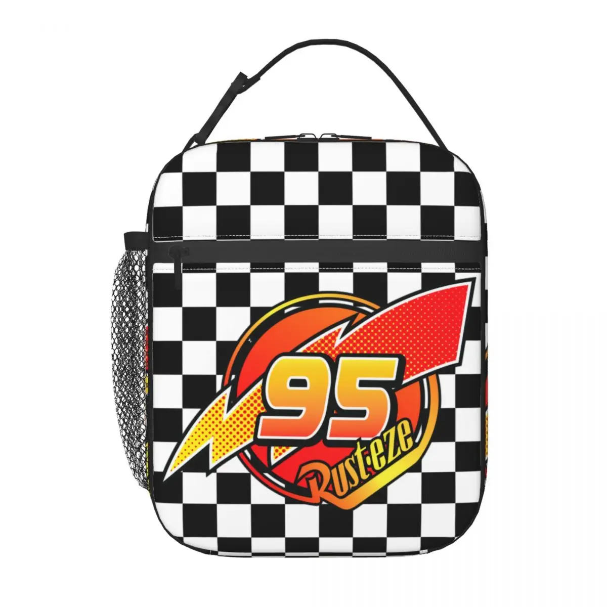 Custom Number 95 KaChow Insulated Lunch Bags Office Food Lightning McQueen Resuable Thermal Cooler Lunch Box Women Children