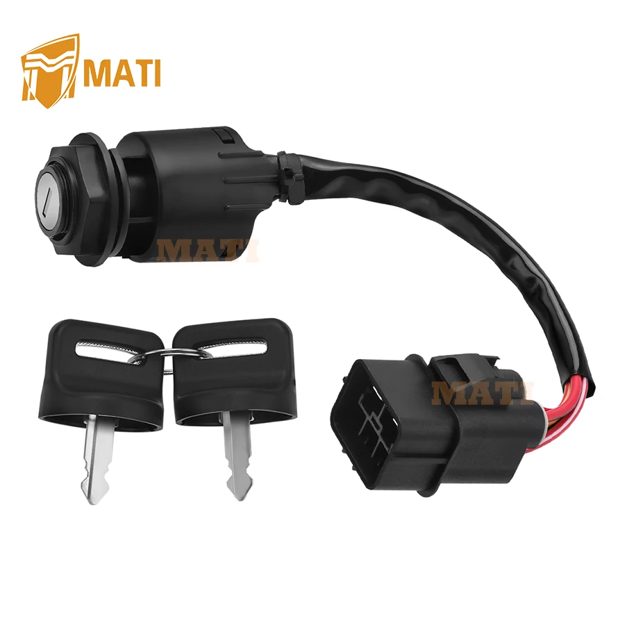 M MATI Ignition Switch with Keys For Honda Pioneer 700 700-4 2023 2024 35100-HL3-B41