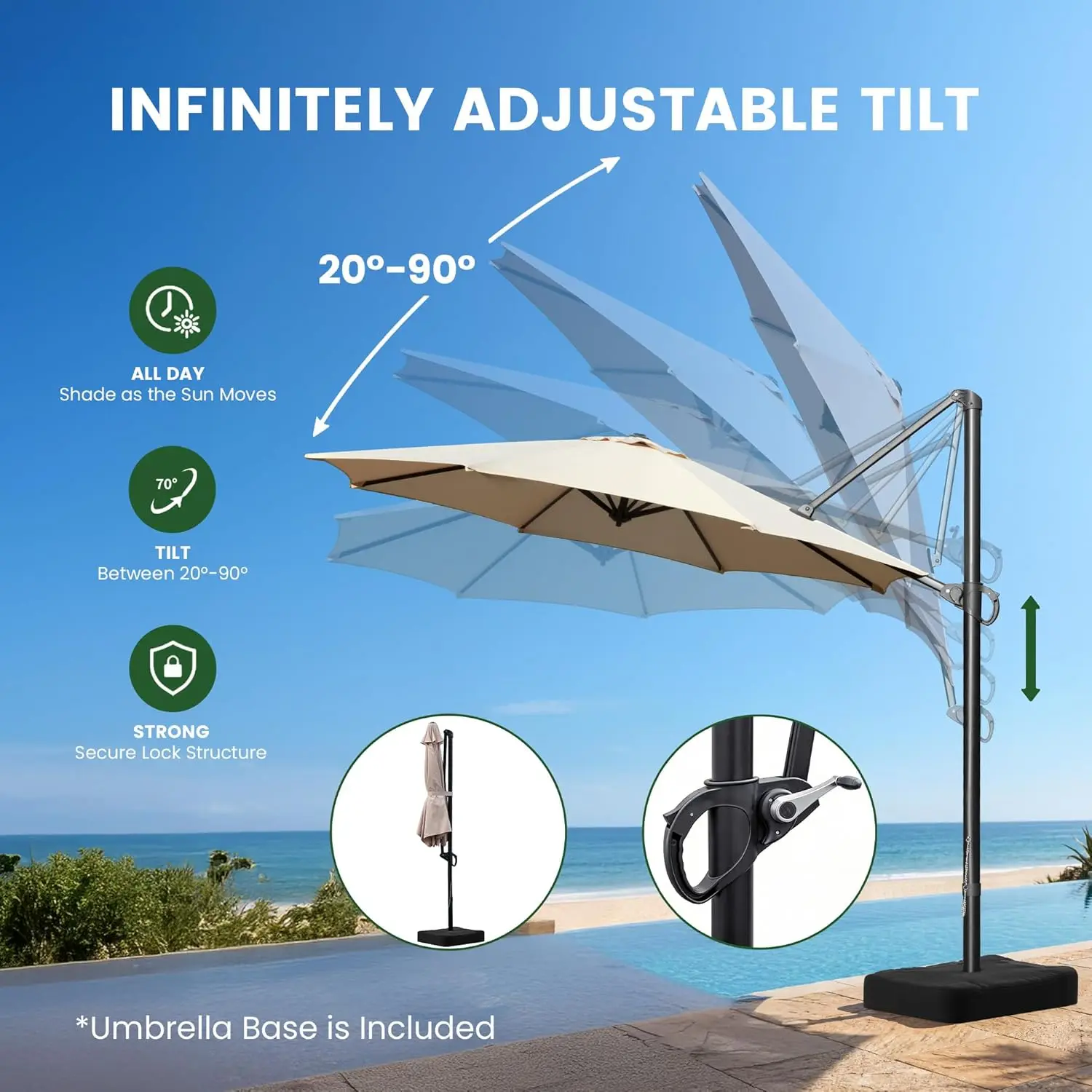 Thumbnail 3 - #6 New Outdoor Umbrella Bases Arrivals