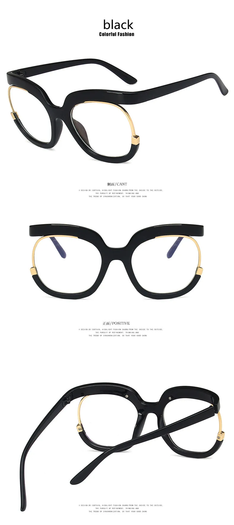 Leopardenmuster, rot, übergroß, quadratisch, Lesebrille für Damen, Anti-Blaulicht, 2022, modisch, Computer-Brille, Rahmen, Sehentfernung – Detail 7
