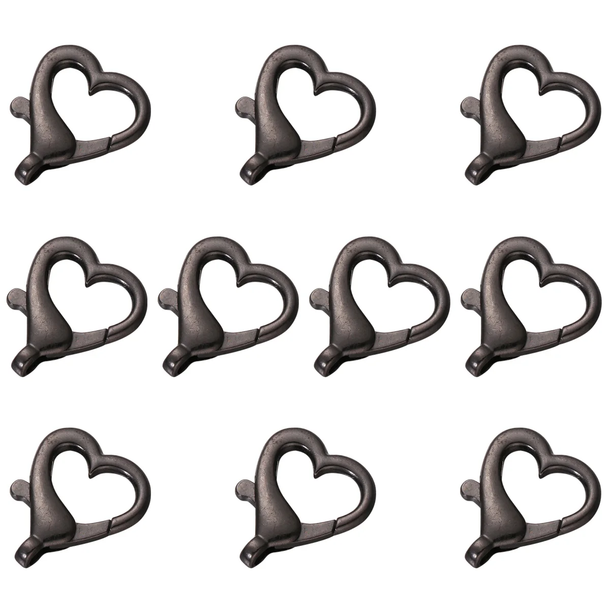 

10 Pcs Lobster Buckle Peach Heart DIY Key Ring Parts Accessories Funny Alloy Bags Buckles Chain