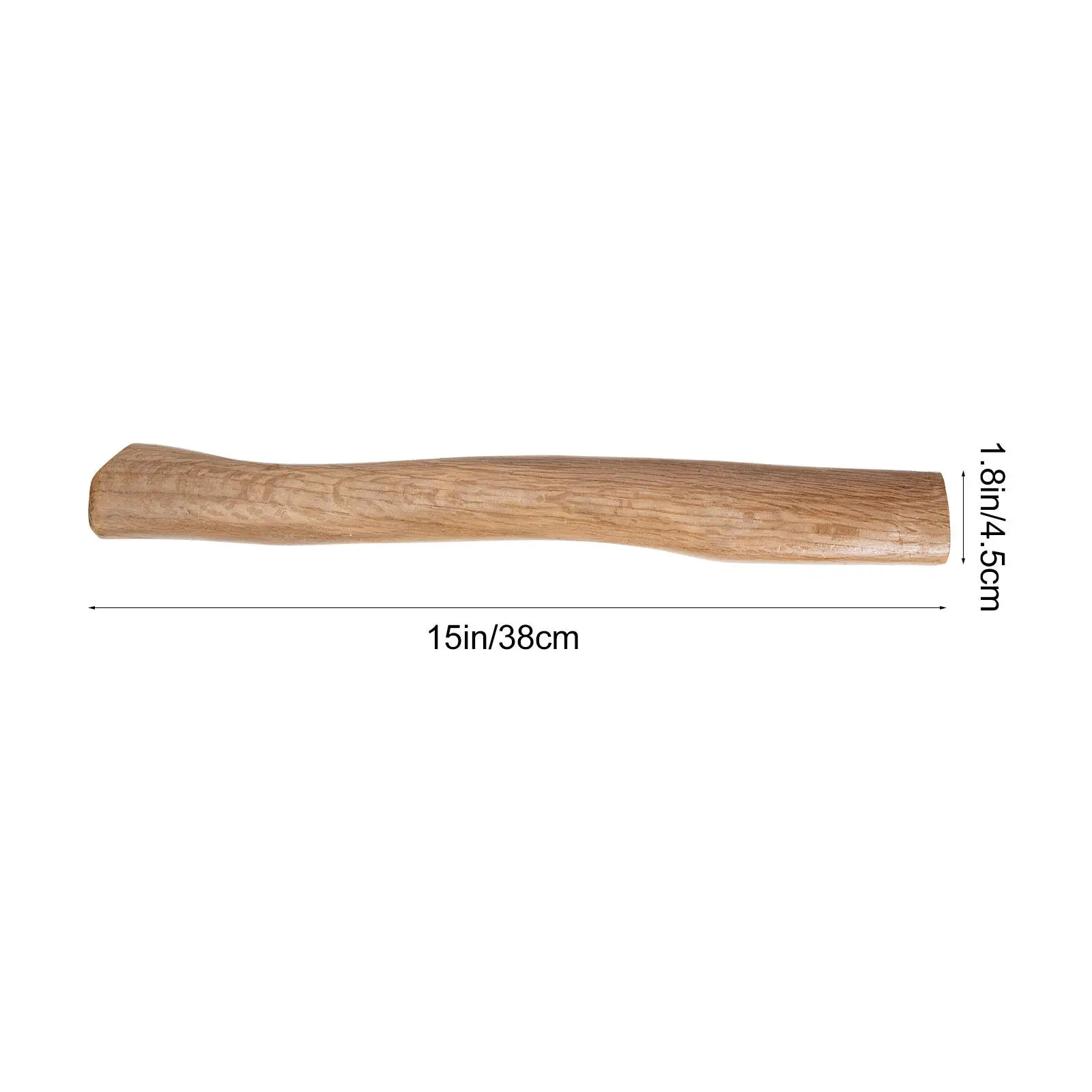 Wooden Axe Handle Replacement Natural Wood Grip Handle Suitable for Multiple Axe Types Accessory Fitting Accessory