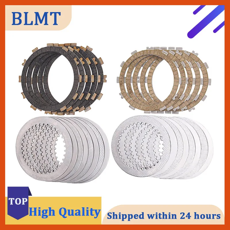 

Motorcycle Clutch Friction Plates & Steel Plate Kit For Kawasaki BJ250 250TR 2002-2009 2011-2013 13088-1124 13089-013 13089-1073