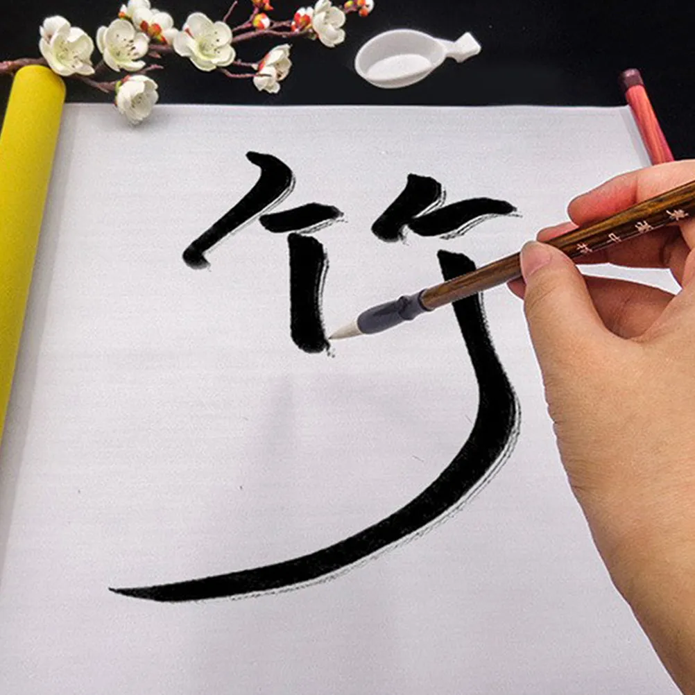 Calligraphy Water Writing Cloth Reusable Rollup Soft Imitation Xuan Paper Suitable for Water Brush Writing Painting Mat Chinese