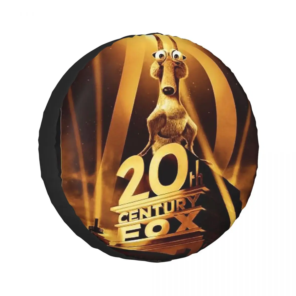 

Custom 20th Century Fox Spare Tire Cover for Car Mitsubishi 4x4 Wheel Protector Covers 14" 15" 16" 17" Inch