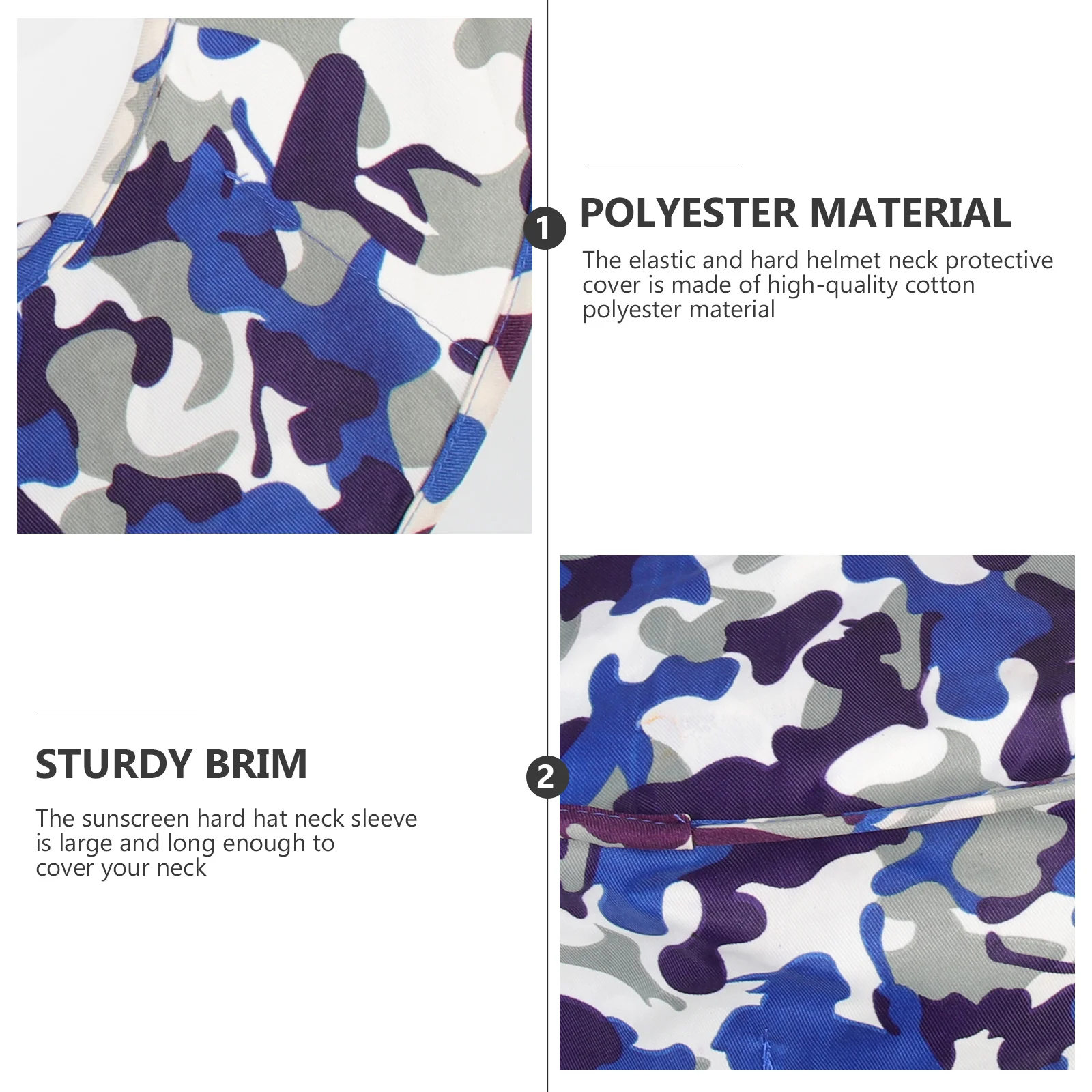 

Hard Hat Sun Shade for Construction Workers Uv Protection Cooling Cover Breathable Neck Protector Hard Hat Accessories