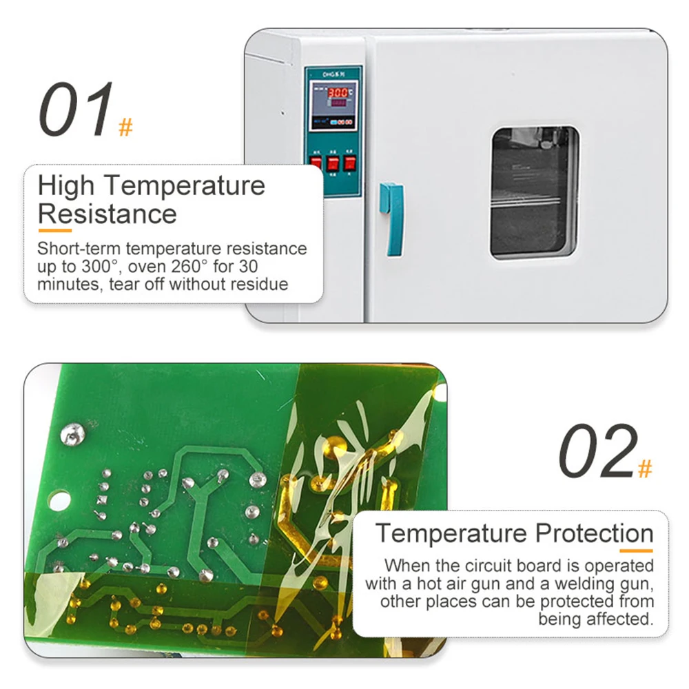 33 メートルカプトンテープゴールド高温熱 BGA テープ 5/10/20/30/40 ミリメートル幅ポリイミド粘着絶縁テープボード保護