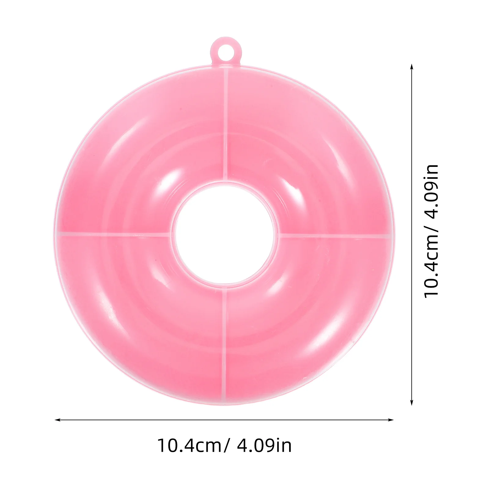 5Pcs Pink Semitransparent Jewelry Storage Box Kids DIY Organizer Hair Tie Bead Earring Holder Small Item Multifunctional Case