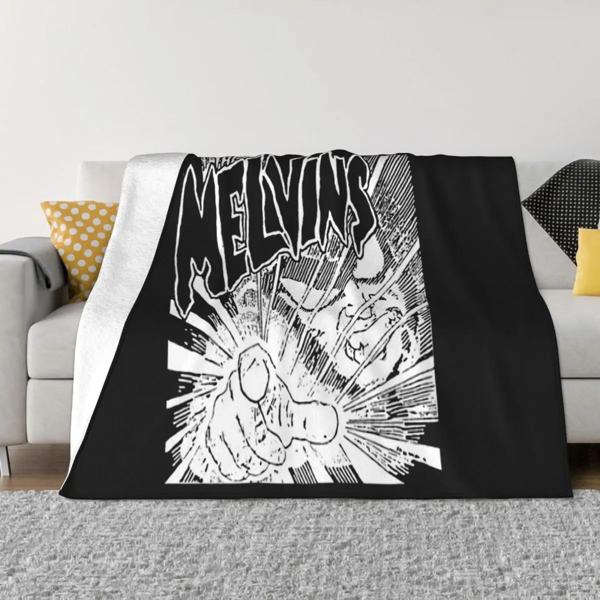 Melvins Oven Big Business Jesus Lizard Fantomas Thrones Mudhoney Geek Top Animal Throw Blanket