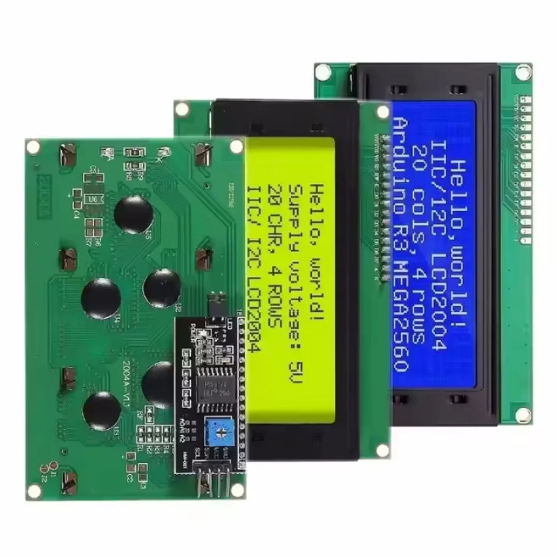 LCD2004 2004 LCD Module Blue/Green/White Screen 20X4 Character LCD Display IIC I2C Serial Interface Adapter Module for Arduino
