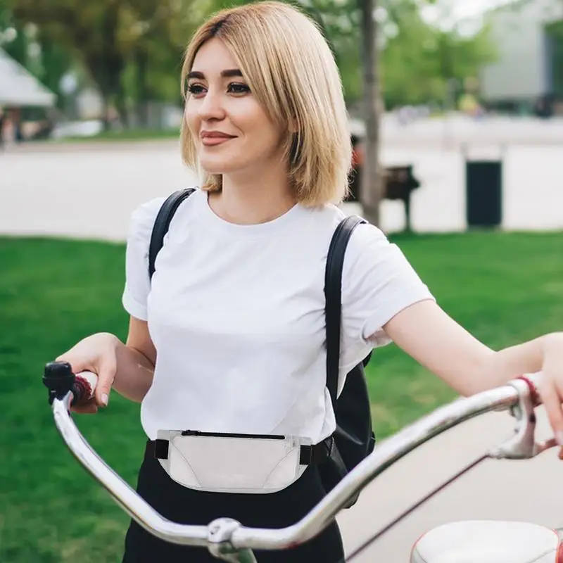 Marsupio sportivo donna uomo cintura tascabile da Jogging cintura da corsa marsupio borsa da palestra supporto per telefono portatile impermeabile di grande capacità